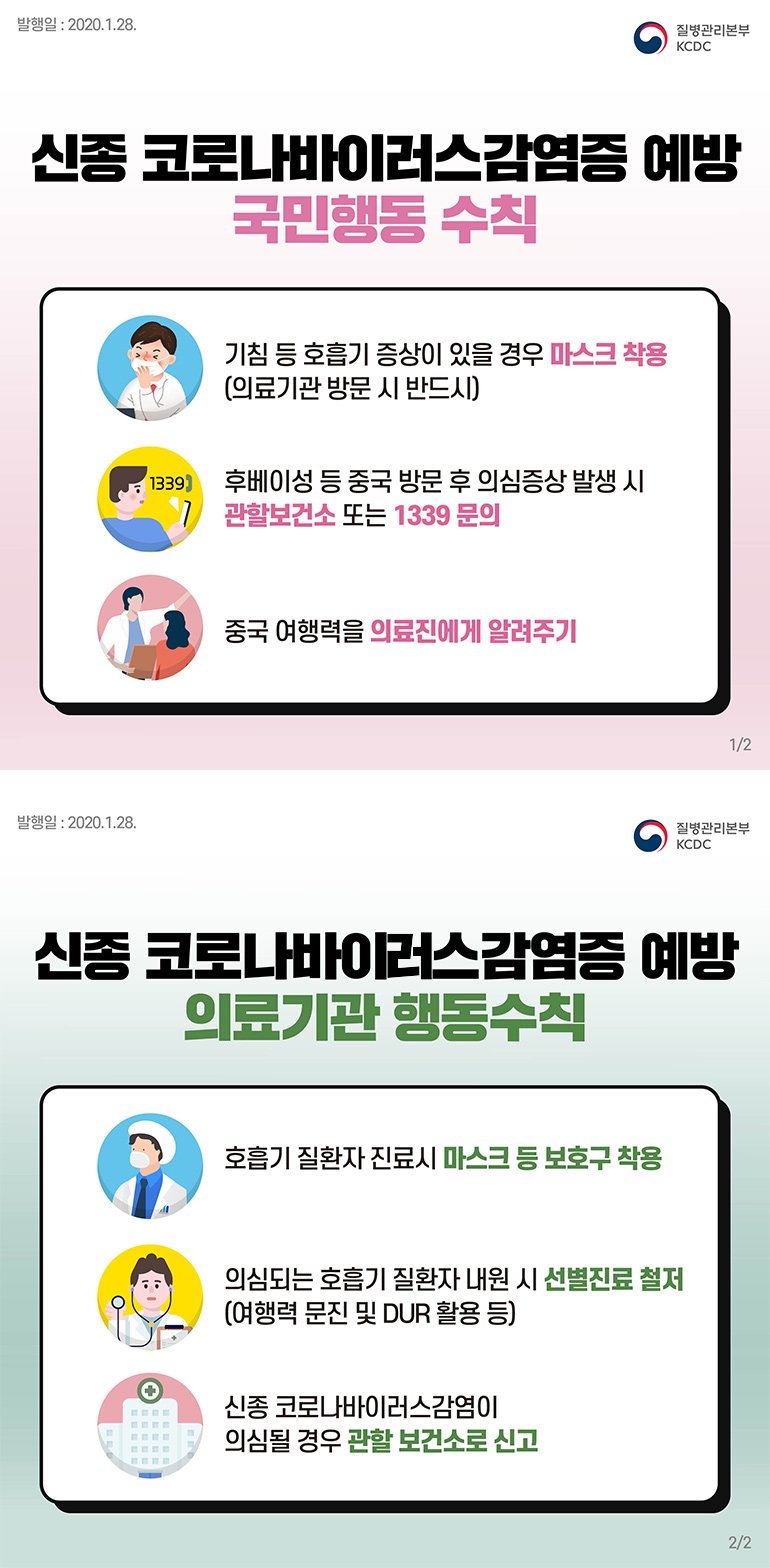신종코로나바이러스감염증 예방안내 신종코로나바이러스감염증 예방안내