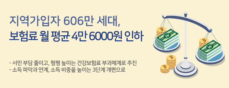 2018년부터 건강보험료 부과체계가 달라집니다.