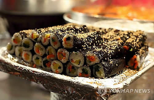 김밥 더미(연합뉴스 자료사진)