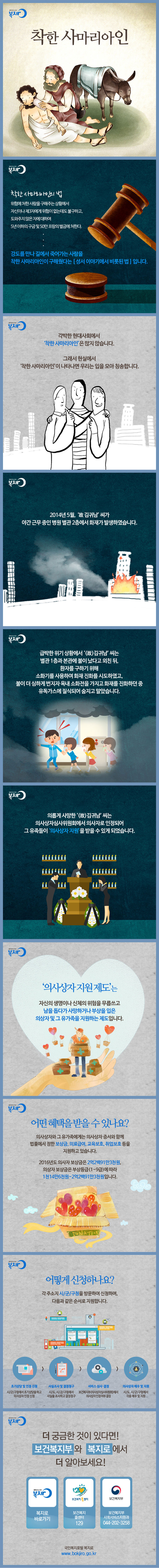 의사상자지원 카드뉴스