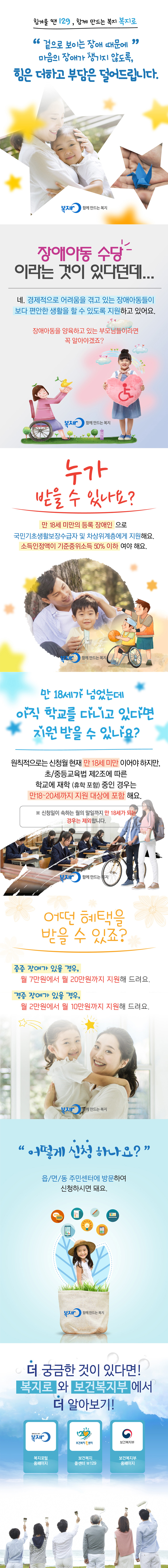 장애아동수당지원 카드뉴스