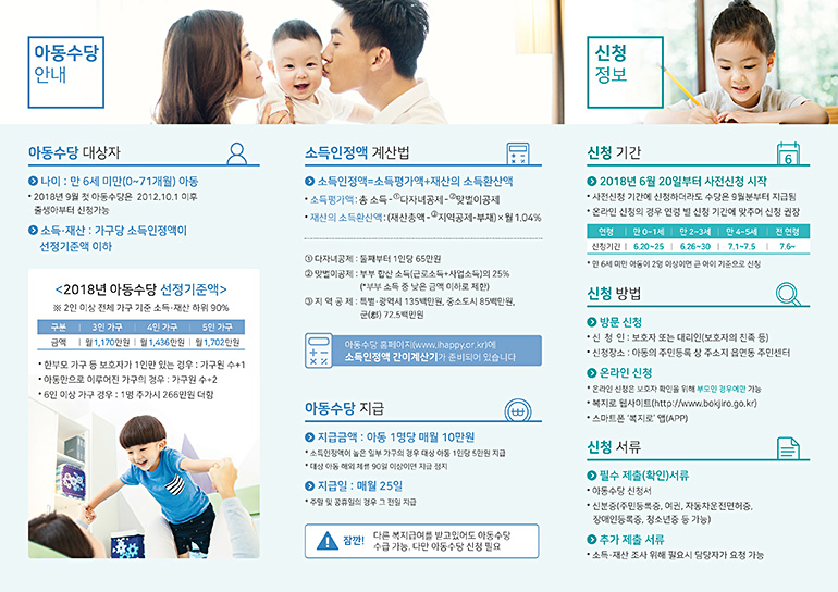 아동수당 리플릿